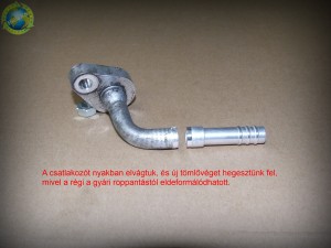 Gumicső roppantás