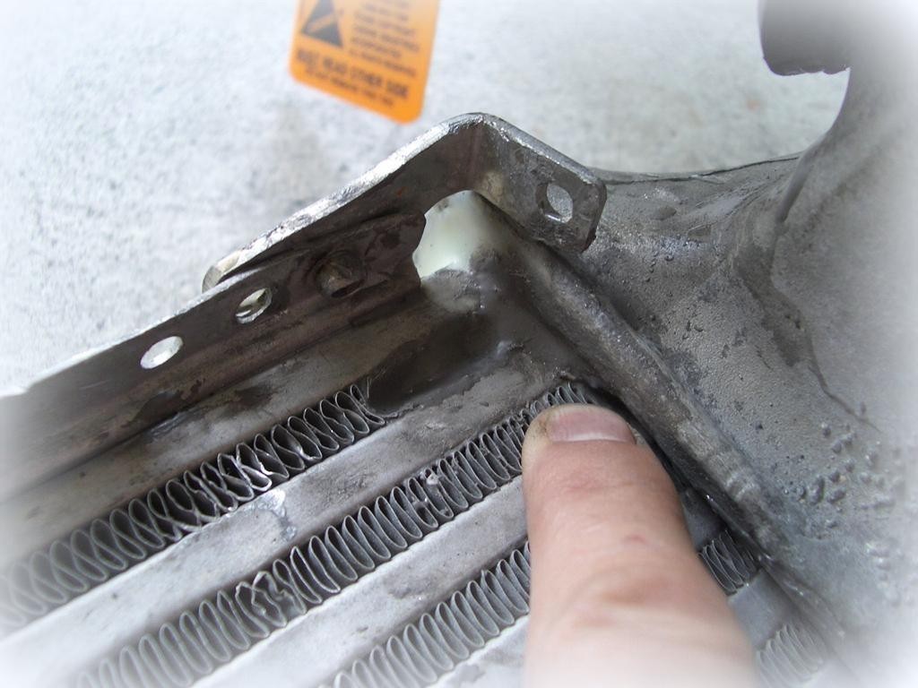 Intercooler javítás