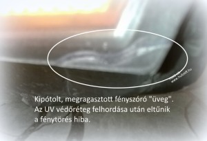 Fényszóró javítás